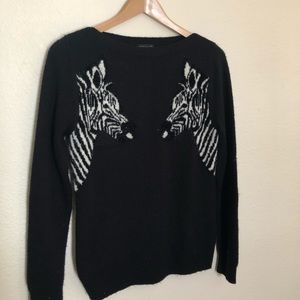 Chic zebra sweater